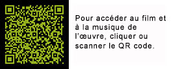 Scanner ce QR code (avec votre appareil photo (IPhone) sinon avec l'application I-nigma) et vous pourrez suivre film et musique.